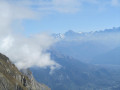 Une partie de la chaine du mont blanc