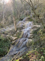 Cascade pétrifiée de Roquefort