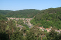 village de Lutzelbourg vue depuis le rocher du petit moulin