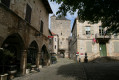 Villeneuve.Place des Conques.Tour Soubirane.