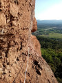 vire en falaise