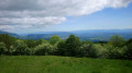 Vu sur le mont blanc depuis le panorama beauregard