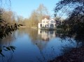 Vue arrière d'un des moulins à eau du Loiret.