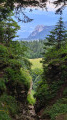 Vue au travers du pas de l'ours