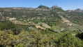 Vue d'ensemble de la ligne des crêtes des Costes