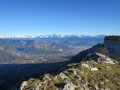 La Grande Brèche et la Buffe depuis les pistes d'Autrans