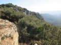 Vue de la crête de l'Amarron