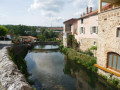 Vue de la Rue de la Fontaine à Creissels