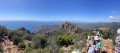 Vue de la table d'orientation