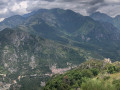 Vue de Saorge et du château de Malmort