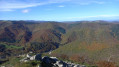 vue depuis la crête du Mt Veduscle