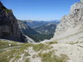 Vue depuis le Col des Aiguilles vers l'Ouest