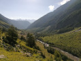 Vue depuis le GR54A vers l'Argentière-la-Bessée