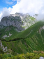 Vue depuis le haut de la falaise de la Pointe de Vernaz