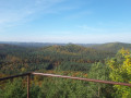 Vue depuis les hauteurs du rocher Bayrischer Windstein