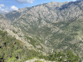 Vue depuis Zurmulu sur Vallée du Tavignanu