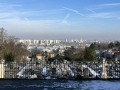 Vue derrière l'église de Romainville