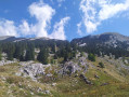 Vue des crêtes depuis le Grand Pot