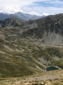 Vue des lacs depuis la Tête de la Tranche