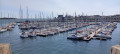 Vue des remparts sur le port de plaisance