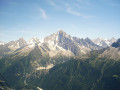 Vue du Brévent  sur l'Aiguille Verte