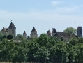 Vue du château de Blandy les tours