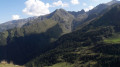 Vue du col d''Escot (à mi parcours de la piste en auto)