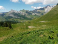 Vue du col de Châtillon avant de commencer la descente