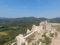 Vue du paysage à partir du château