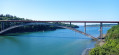 Vue du pont Saint Hubert sur pont Châteaubriant