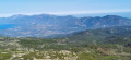 Mont Sant'Anghjulu et Refuge de Lento depuis le Col de Bigorno