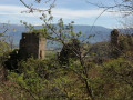 Vue globale des ruines de derrière