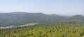 Vue panoramique depuis la tour Friedrichs Turm à la Badener Höhe.