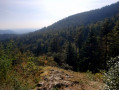 Vue panoramique depuis le refuge du Blaufels