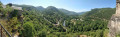 Vue panoramique en haut du village de Cantobre