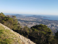 vue panoramique sur la mer, les îles