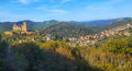 Vue panoramique sur le village de Najac