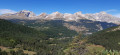 Vue panoramique sur les sommets du nord du Dévoluy