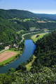 Vue sur Baume-les-Dames depuis un autre des bélvédère