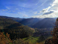 Vue sur Cerdon et les monts du Lyonnais