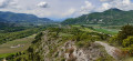 Vue sur Curbans et La Saulce (vallée de la Durance)