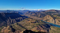 Vue sur Espinasses, la vallée de la Durance et Céüse