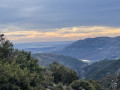 Vue sur la Méditerranée depuis le Col d'Ambellarte