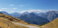 Vue sur la Meije dans la montée sur le col de Cluy