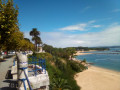 Vue sur la plage