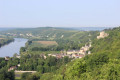 Vue sur la Roche Guyon et son château