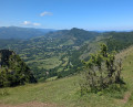 Vue sur la vallée et le Château