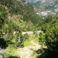 Vue sur le chemin de montée