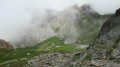 Vue sur le cirque du Grand Marchet depuis le col