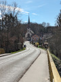 Vue sur le clocher de Seppois-le-Haut